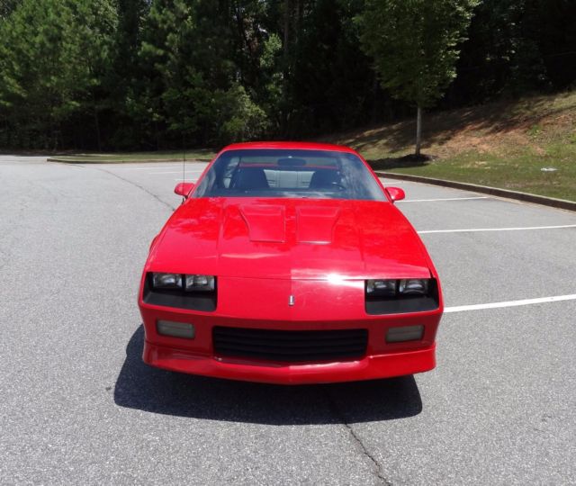 Red 1989 Chevrolet Camaro Coupe with Gray interior