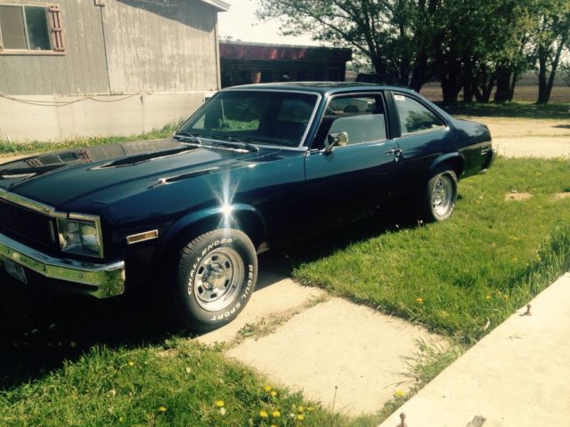 Blue 1979 Chevrolet Nova with Black interior