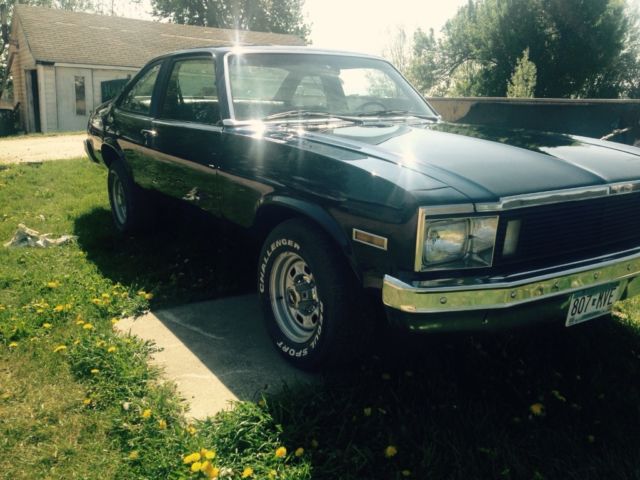 Blue 1979 Chevrolet Nova with Black interior