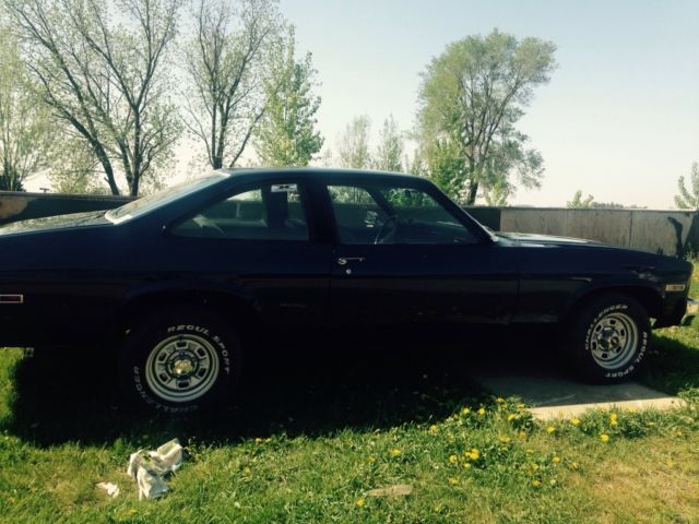Blue 1979 Chevrolet Nova with Black interior