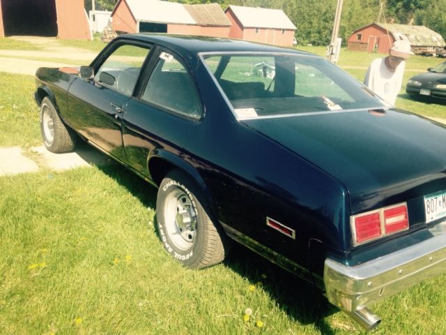 Blue 1979 Chevrolet Nova with Black interior