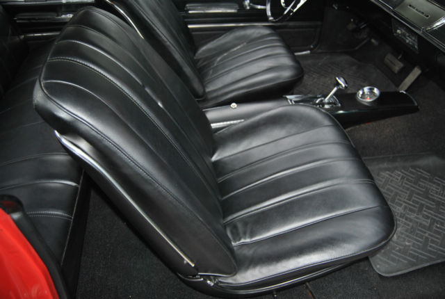 Red 1966 Chevrolet Chevelle Coupe with Black interior