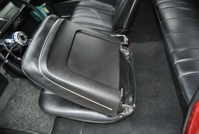 Red 1966 Chevrolet Chevelle Coupe with Black interior