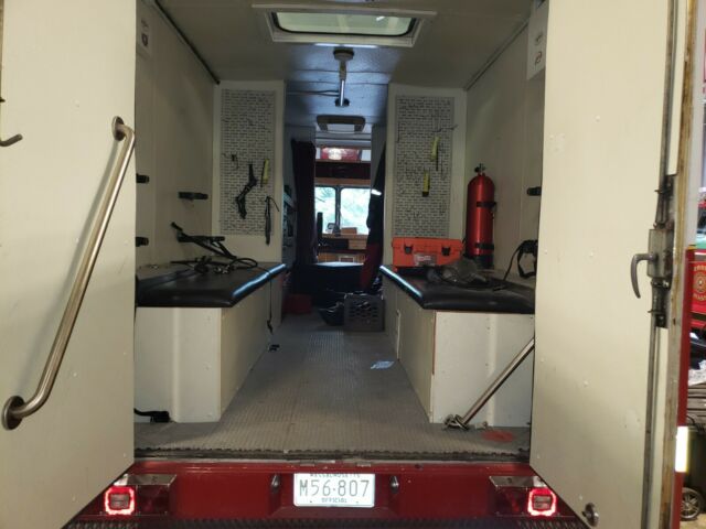 Red 1985 Chevrolet P30 Van Van Camper