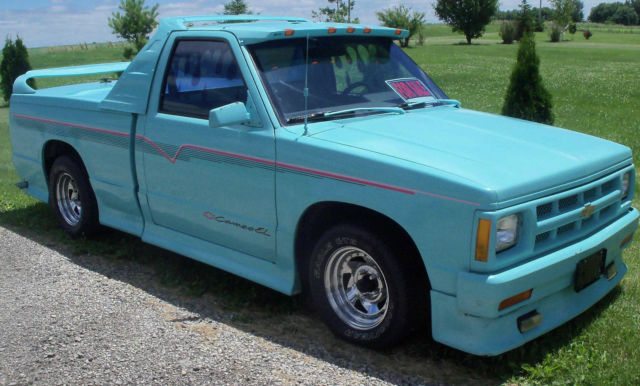 Green 1991 Chevrolet S-10