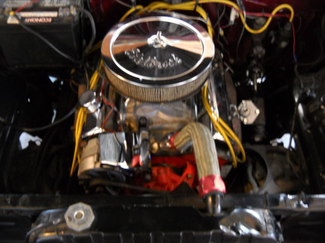MAROON/WHITE 1956 Chevrolet Bel Air/150/210 2 DOOR with MAROON/WHITE interior