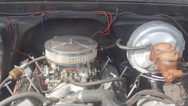 Black 1972 Chevrolet C-10 Standard Cab Pickup with Black interior