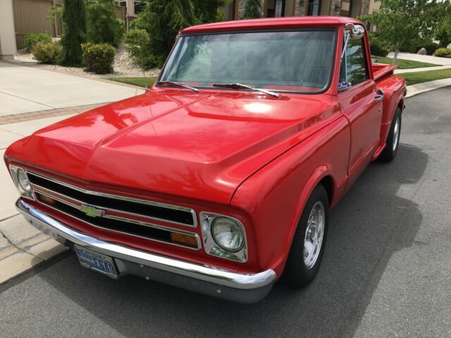 Red 1968 Chevrolet C-10 with Black interior