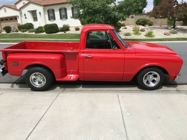 Red 1968 Chevrolet C-10 with Black interior