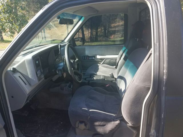Black 1991 Chevrolet Other Pickups Standard Cab Pickup with Gray interior