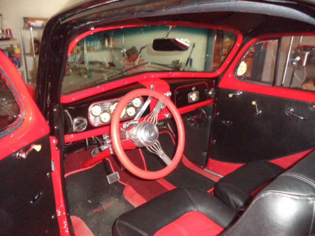 Black/Red 1938 Chevrolet Other Sedan with Read ?black interior