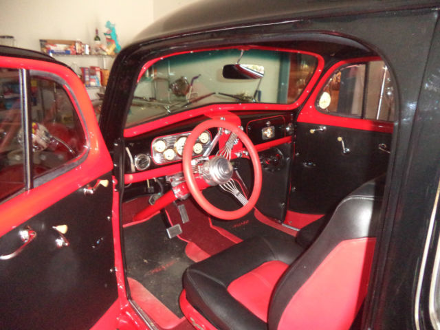 Black/Red 1938 Chevrolet Other Sedan with Read ?black interior