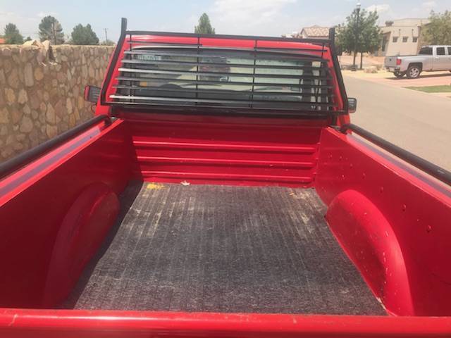 Red 1981 Ford F-100 Standard Cab Pickup with Tan interior