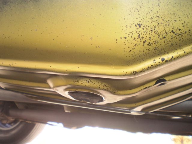 Gold 1971 Chevrolet Nova Coupe with Black interior