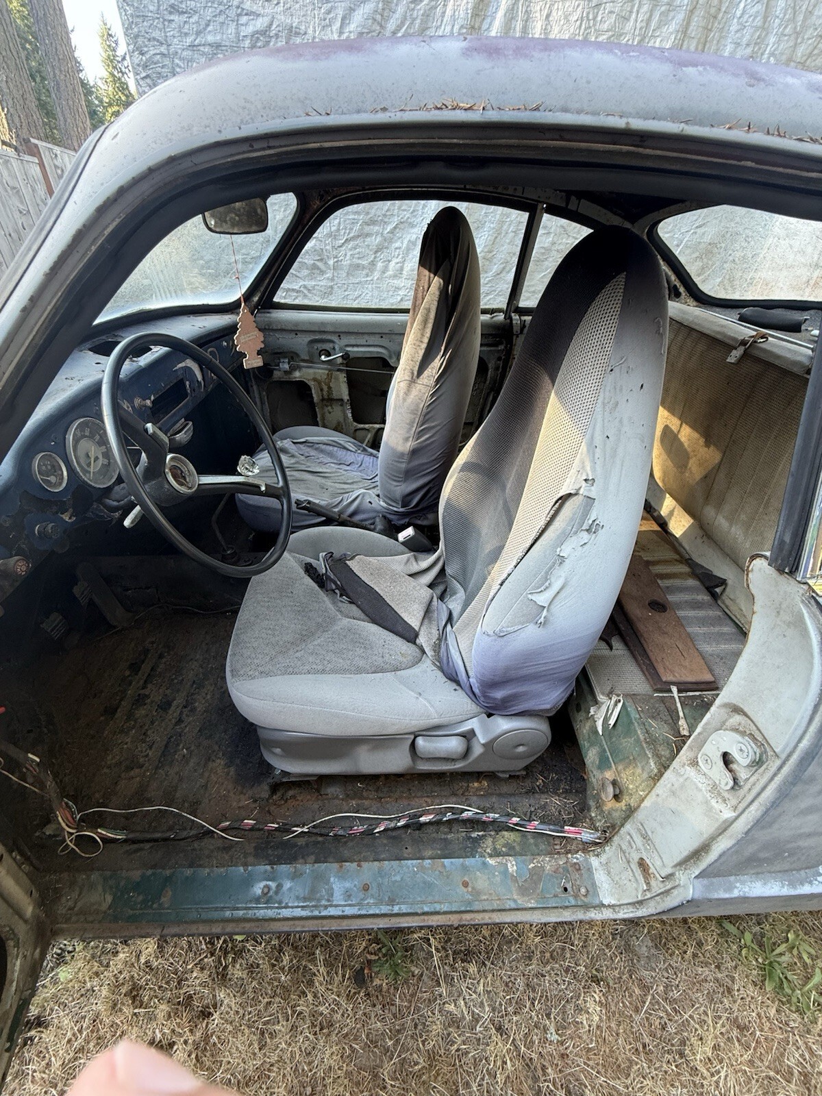 Gray 1969 Volkswagen Karmann Ghia Coupe