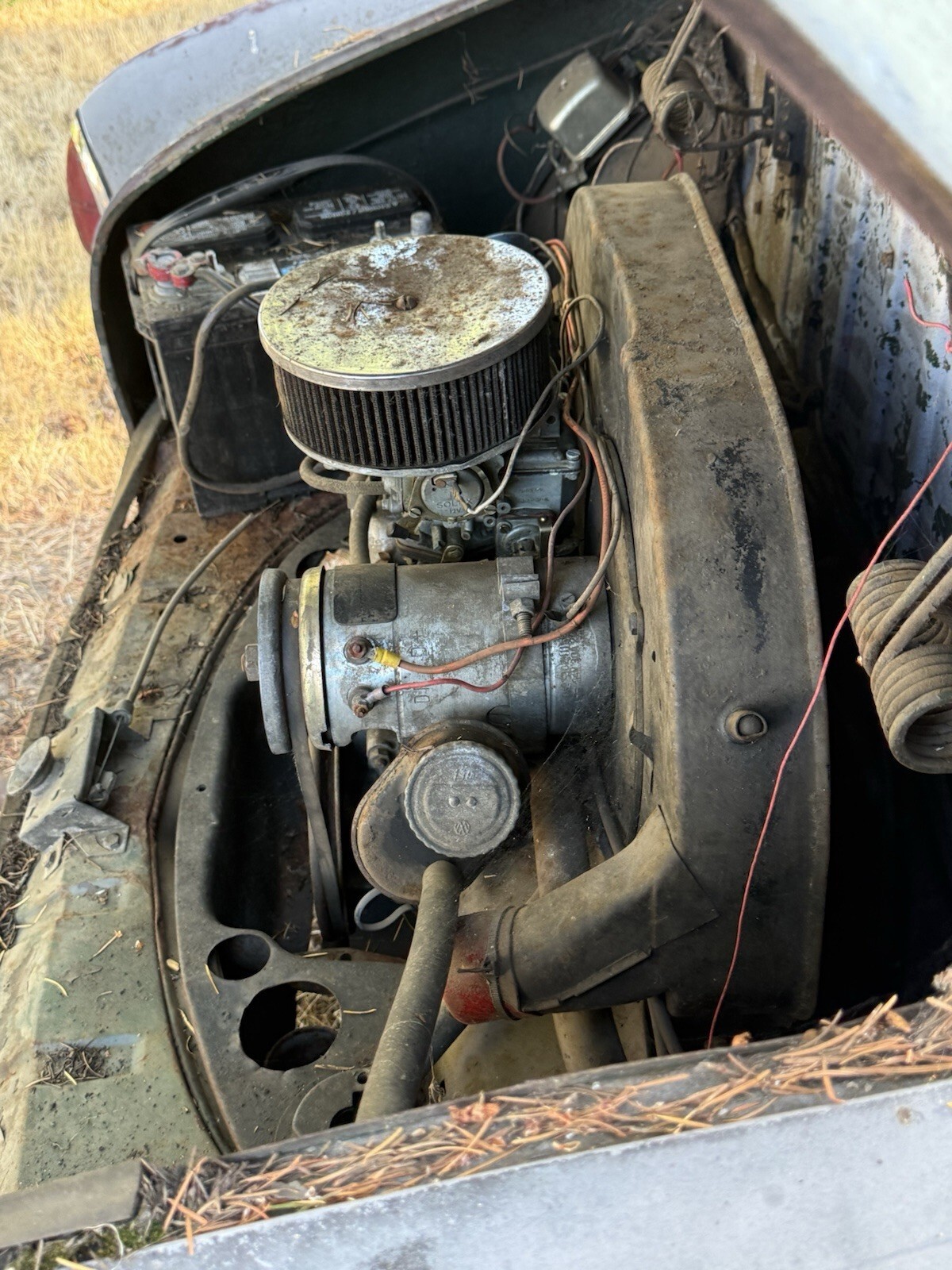 Gray 1969 Volkswagen Karmann Ghia Coupe