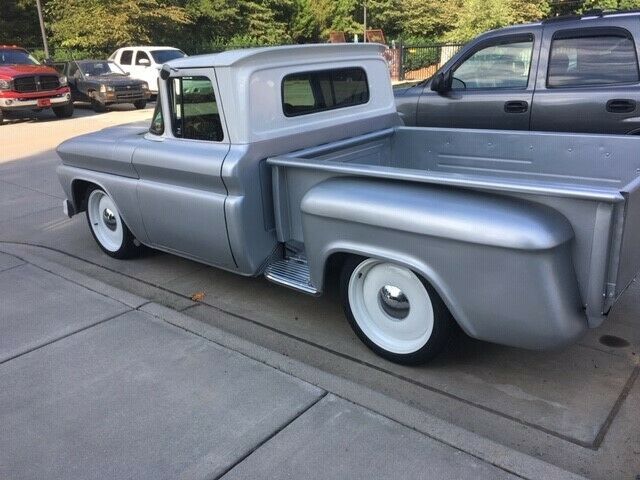 Silver 1960 Chevrolet Other Pickups Standard Cab Pickup with White interior