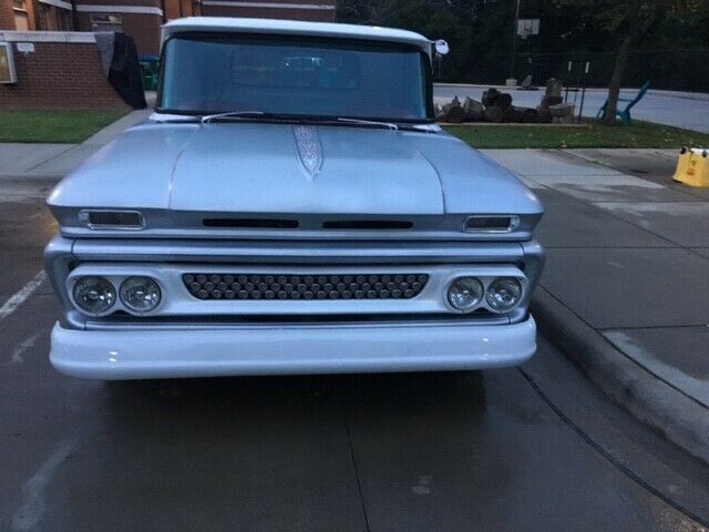 Silver 1960 Chevrolet Other Pickups Standard Cab Pickup with White interior