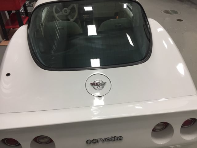White 1978 Chevrolet Corvette Convertible with Tan interior