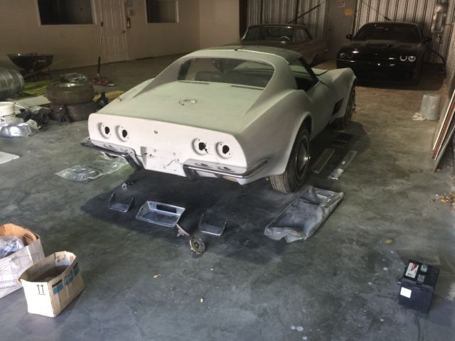Red 1972 Chevrolet Corvette Coupe with Black interior