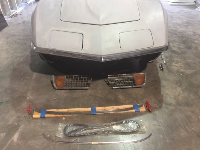 Red 1972 Chevrolet Corvette Coupe with Black interior