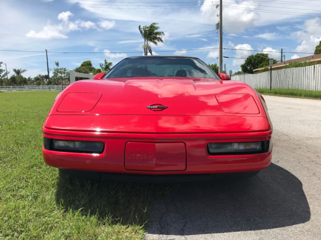 Red 1994 Chevrolet Corvette Coupe with Red interior
