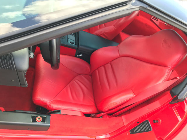 Red 1994 Chevrolet Corvette Coupe with Red interior
