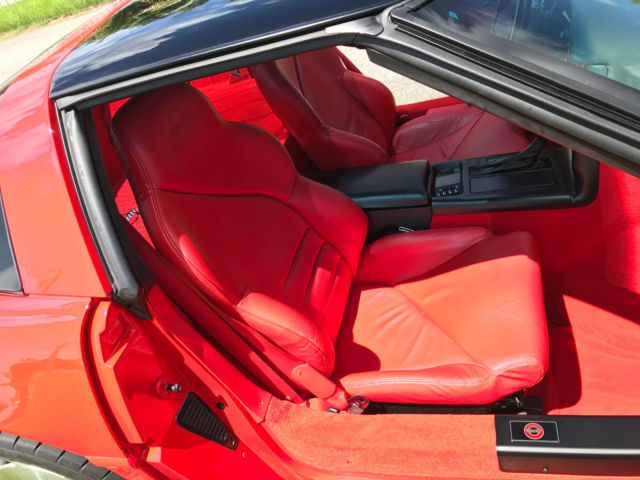 Red 1994 Chevrolet Corvette Coupe with Red interior