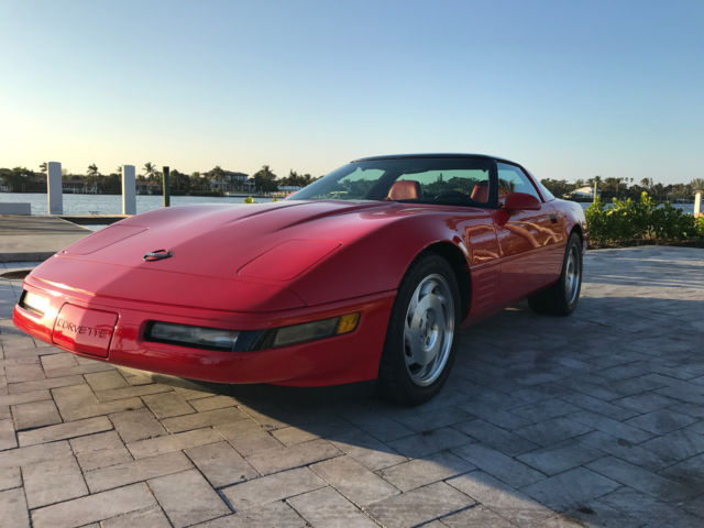 Red 1994 Chevrolet Corvette Coupe with Red interior