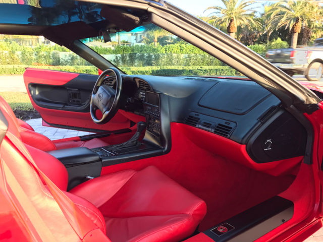 Red 1994 Chevrolet Corvette Coupe with Red interior