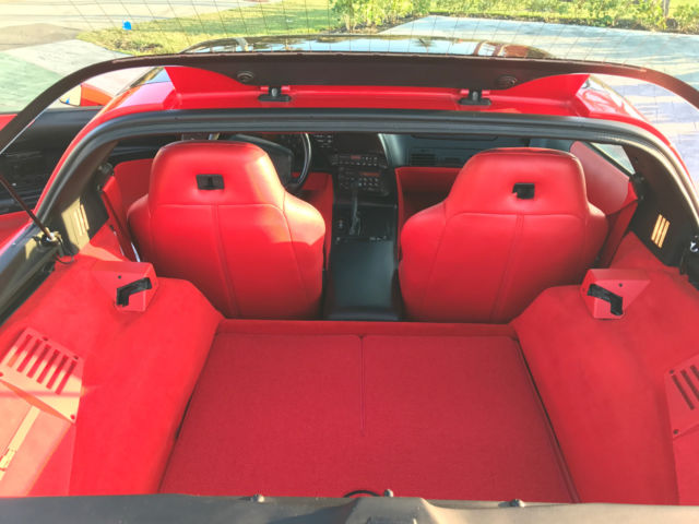 Red 1994 Chevrolet Corvette Coupe with Red interior