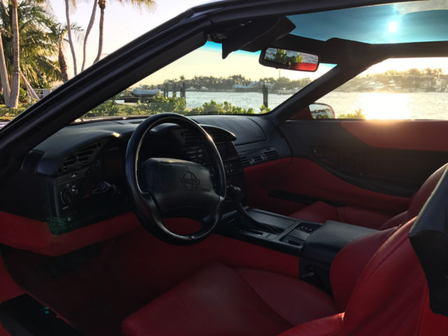 Red 1994 Chevrolet Corvette Coupe with Red interior