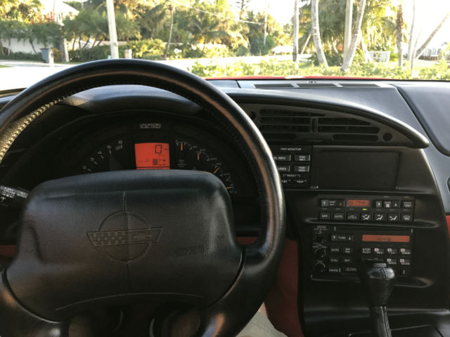 Red 1994 Chevrolet Corvette Coupe with Red interior
