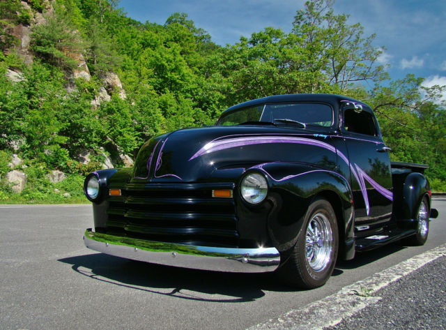 Black 1949 Chevrolet Other Pickups Pickup with Grey interior