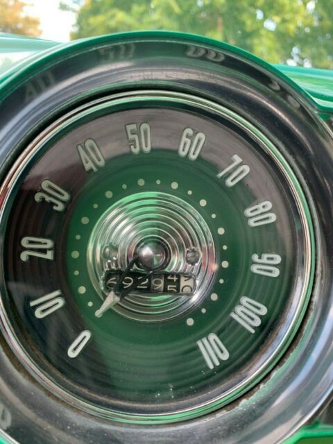 Green with off white 1954 Chevrolet Bel Air/150/210 Sedan with Tan interior