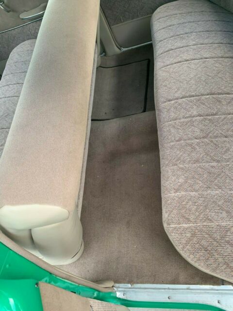 Green with off white 1954 Chevrolet Bel Air/150/210 Sedan with Tan interior