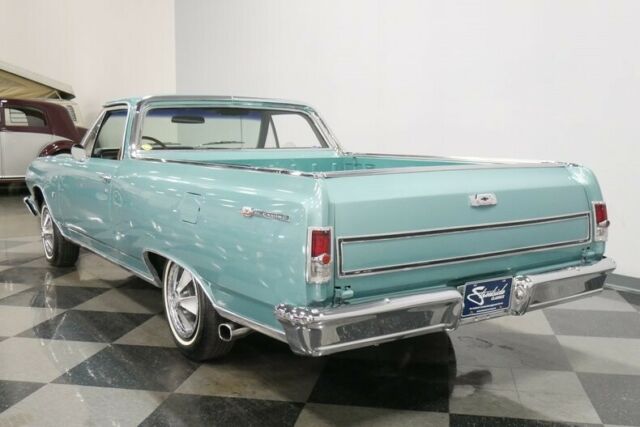 Azure Aqua 1964 Chevrolet El Camino Pickup Truck with Aqua interior