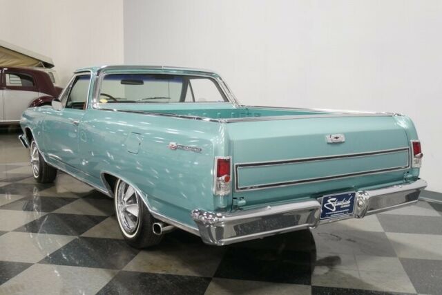 Azure Aqua 1964 Chevrolet El Camino Pickup Truck with Aqua interior