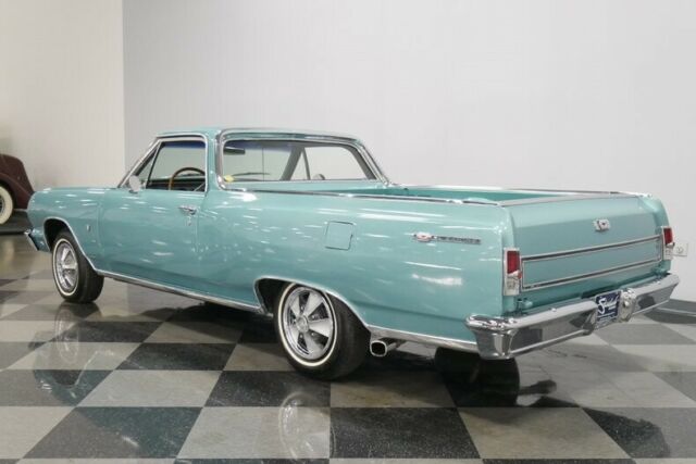 Azure Aqua 1964 Chevrolet El Camino Pickup Truck with Aqua interior