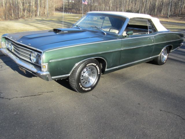 1969 Ford Fairlane Convertible with White interior