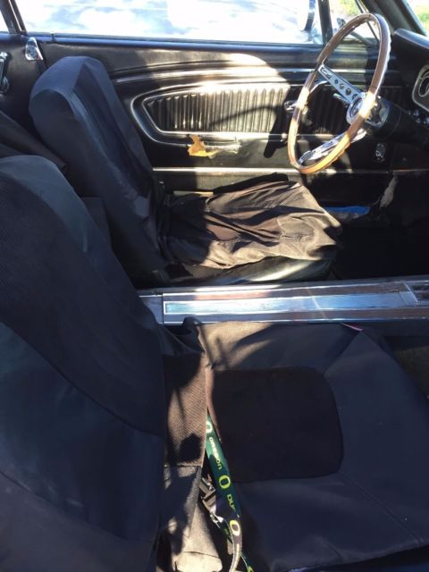 Blue 1966 Ford Mustang Coupe with Black interior