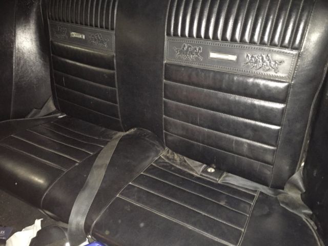 Blue 1966 Ford Mustang Coupe with Black interior