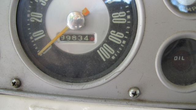 White 1958 Ford F-100 with White interior