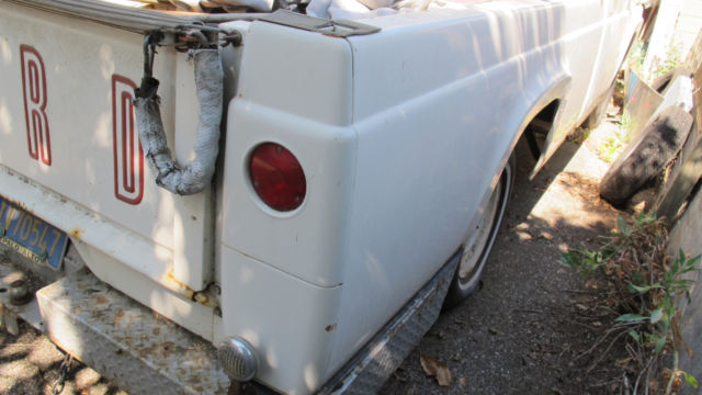 White 1958 Ford F-100 with White interior