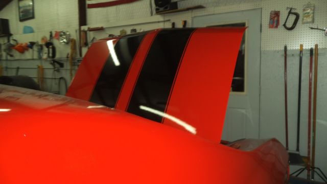 Red 1972 Chevrolet Chevelle 2 dr hardtop with Black interior