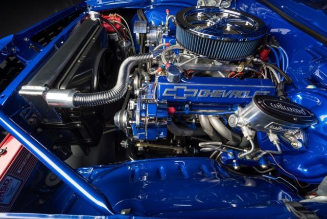 Blue 1969 Chevrolet Camaro Coupe with Gray interior