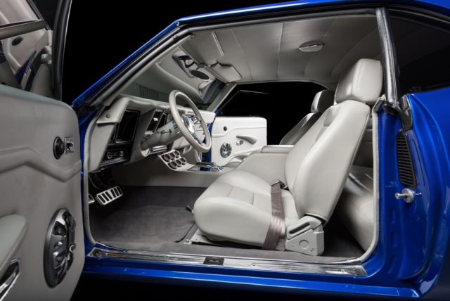 Blue 1969 Chevrolet Camaro Coupe with Gray interior