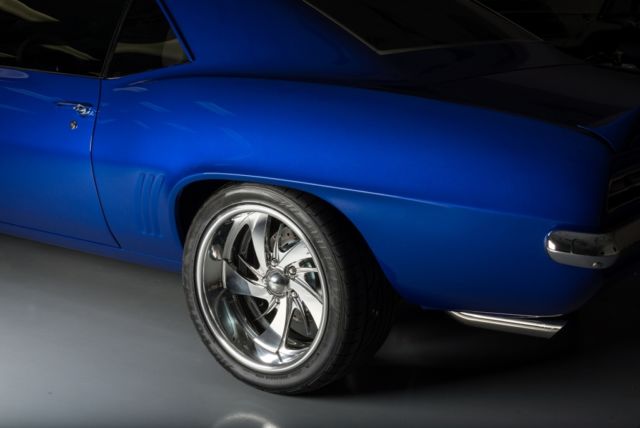 Blue 1969 Chevrolet Camaro Coupe with Gray interior