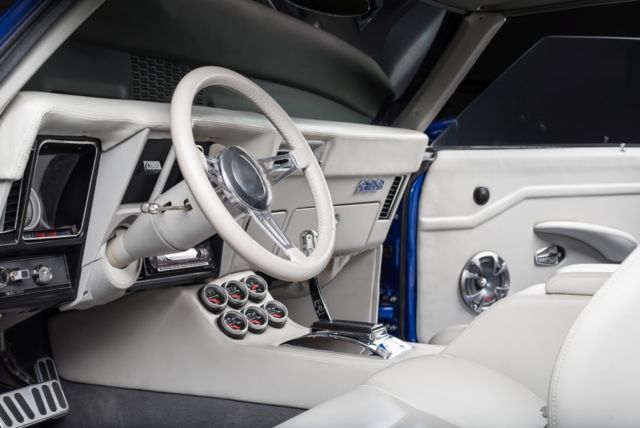 Blue 1969 Chevrolet Camaro Coupe with Gray interior