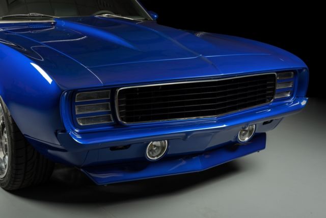 Blue 1969 Chevrolet Camaro Coupe with Gray interior